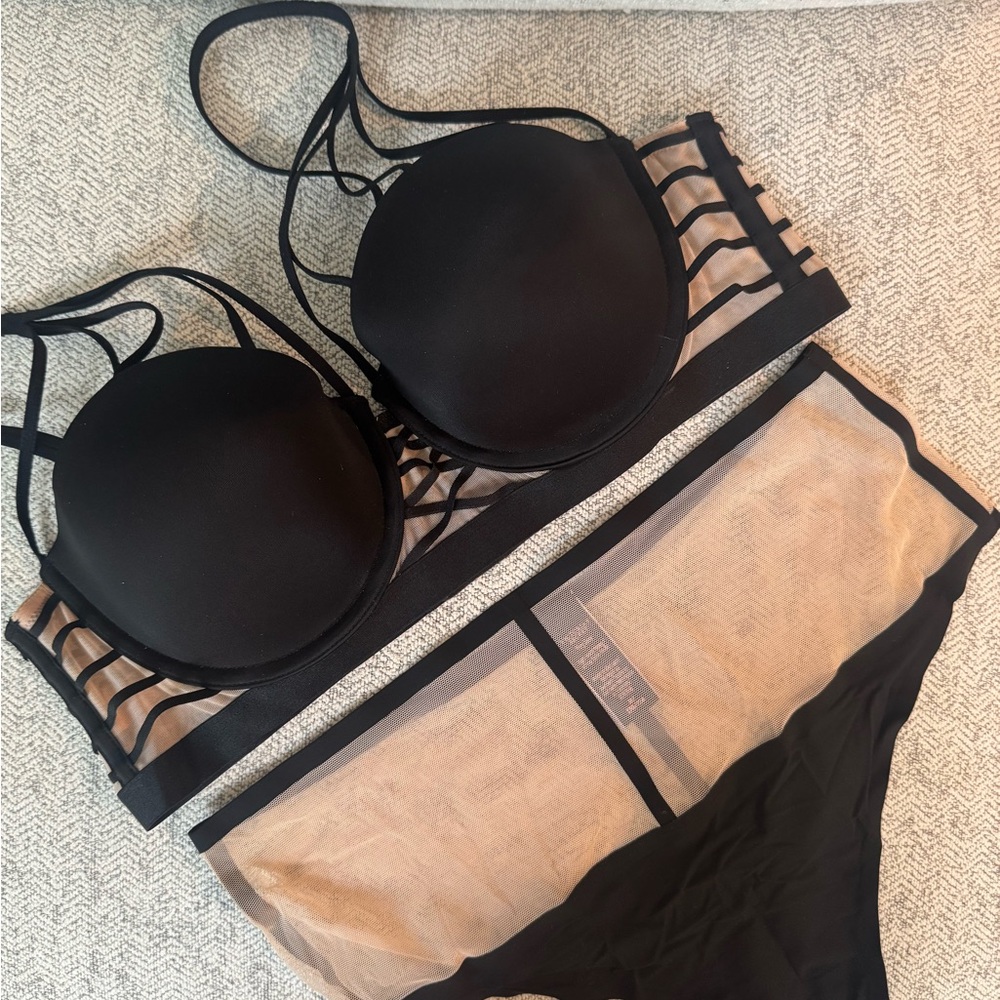 Victoria's Secret Balmain Strappy Bra and Panty
